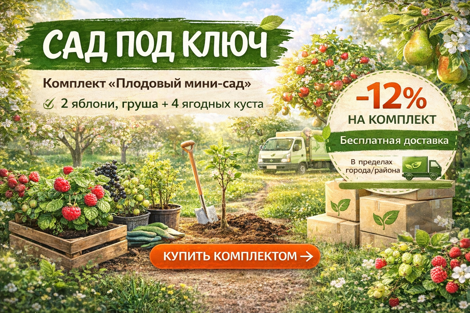Сад под ключ